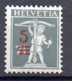 Suiza A&ntilde;o 1921 N&ordm; 181 (*)