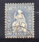 Suiza A&ntilde;o 1867/78 N&ordm; 46 (o)