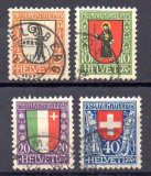 Suiza a&ntilde;o 1923 N&ordm; Yvert 192/95 (o)