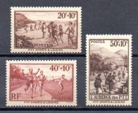 Francia A&ntilde;o 1937 N&ordm; Yvert 345/46 (**)