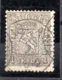Noruega Año 1867 Nº Yvert 11 (o)