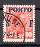 Dinamarca Taxas Año 1921 Nº Yvert 8 (o)