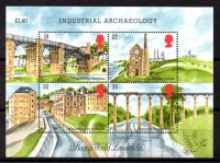 Inglaterra Hoja A&ntilde;o 1989 N&ordm; Yvert 5 (**)