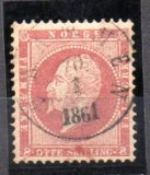 Noruega año 1856 Nº Yvert 5 (o)