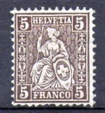 Suiza A&ntilde;o 1862 N&ordm; 35c (*)
