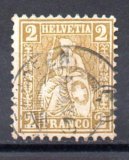 Suiza A&ntilde;o 1867-78 N&ordm; 42 (o)