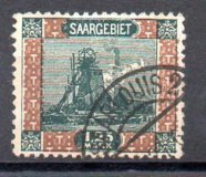 Sarre A&ntilde;o 1921 N&ordm; Michel&nbsp;64A&nbsp;(o)