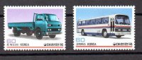Sellos de coches Korea Nº 1188/87 (**)