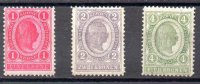 Austria Año 1899/02 Nº Yvert 77/79 (*) El Nº 78 con óxido