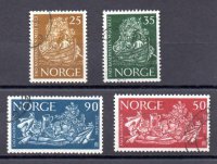 Noruega A&ntilde;o 1963 N&ordm; Yvert 452/55 (o)