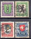 Suiza A&ntilde;o 1925 N&ordm; Yvert 218/21 (o)