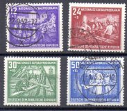 DDR N&ordm; Yvert 55/58 (o)