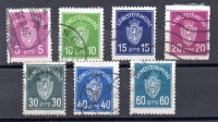 Noruega Servicio Año 1926 Nº Yvert 1/8 (o)