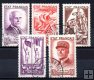 Francia  Año 1943 Nº Yvert 576/80 (o)
