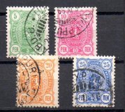 Finlandia Año 1889/95 Nº Yvert 29/32 (o)
