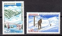 Andorra Francesa Año 1966 Nº Yvert 175/76 (**)