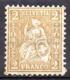 Suiza A&ntilde;o&nbsp;1867-1878 N&ordm; 42 (*)
