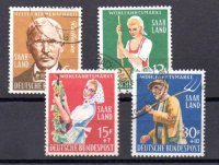 Sarre Año 1958 Nº Michel 441/44 (o)
