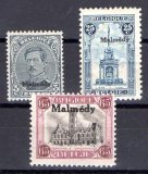  Sello de Malmedy ocupación Alemana en Bélgica Año 1920 Nº Yvert 39/41 (**)