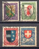 Suiza A&ntilde;o 1926 N&ordm; Yvert 222/25 (o)