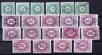 Austria Tasas N&ordm; Yvert 111/30 (o)