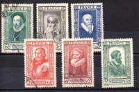 Francia A&ntilde;o 1943 N&ordm; Yvert 587/92 (o)