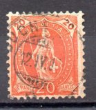 Suiza A&ntilde;o 1905/06 N&ordm; Yvert 93 (o)