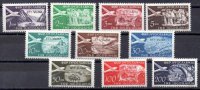 Sello de Triste Yugoslavia Aéreo Nº Michel 113/22 (*)