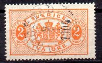 Suecia Servicio Año 1874/96 Nº Yvert 15 (o)