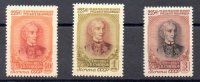Rusia A&ntilde;o 1956 N&ordm; Yvert 1876/78 (**)&nbsp;