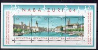 Suiza&nbsp;A&ntilde;o1984 Hoja Bloque&nbsp;N&ordm; Yvert 24 (**)