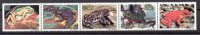Sellos de Peces y Anfibios Ecuador Nº 1630/34 (**)