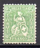 Suiza A&ntilde;o 1881 N&ordm; 54 (*)