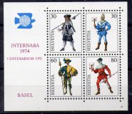 Suiza&nbsp;A&ntilde;o 1974&nbsp;Hoja Bloque&nbsp;&nbsp;N&ordm; Yvert 22 (*)