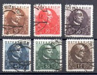 Austria Nº Yvert 393/98 (o)