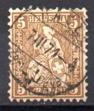 Suiza A&ntilde;o 1862 N&ordm; 35a (o)