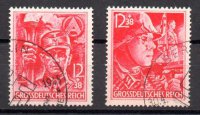 Alemania Imperio Nº Yvert 825/26 Nº Michel 909/10 (o) - Matasellos caducado-