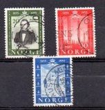 Noruega A&ntilde;o 1954 N&ordm; Yvert 352/54 (o)