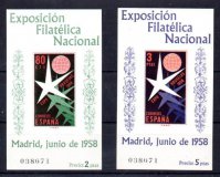 Exposición Filatelica Nacional Nº 1222/23 (**) Con el mismo número
