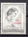 Sello de triste Yugoslavia Nº Michel 106 (*)