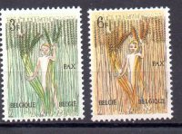 Bélgica Año 1963 Nº Yvert  1251/52 (**)