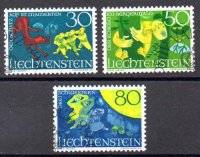 Liechtenstein A&ntilde;o 1968 N&ordm; Yvert 447/49 (o)