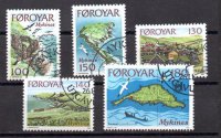 Islas Feroe Año 1978 Nº Yvert 25/29 (o)