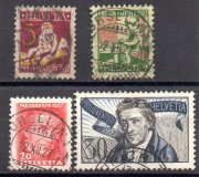 Suiza A&ntilde;o 1927 N&ordm; Yvert 226/29 (o)