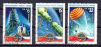 Sellos de Espacio Rusia Nº 4463/65 (o)