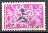 Andora Francesa Año 1971 Nº Yvert 209 (**)