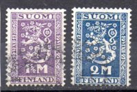 Finlandia Año 1926 Nº Yvert 122-23 (o)