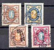 Suecia Año 1892 Nº Yvert 51/54 (o)