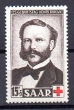 Sarre Año 1953 Nº Michel 343 (**)