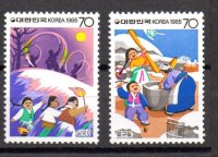 Deportes y Olimpiadas Korea Nº 1261/62 (**)